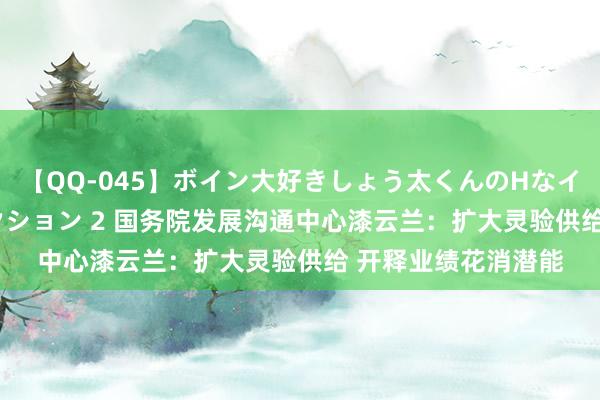 【QQ-045】ボイン大好きしょう太くんのHなイタズラ BESTセレクション 2 国务院发展沟通中心漆云兰：扩大灵验供给 开释业绩花消潜能