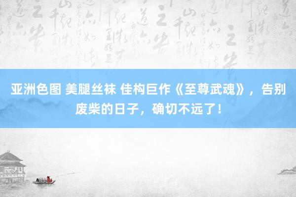 亚洲色图 美腿丝袜 佳构巨作《至尊武魂》，告别废柴的日子，确切不远了！