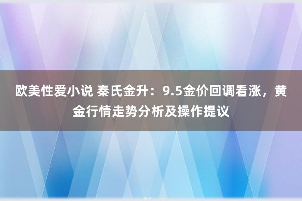 欧美性爱小说 秦氏金升：9.5金价回调看涨，黄金行情走势分析及操作提议